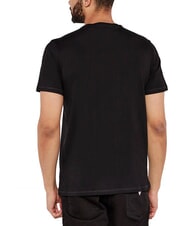 GUESS TRIANGLE T-shirt en coton avec imprimé - T-shirt