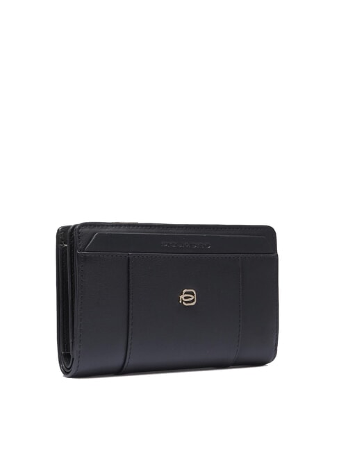 CIRCLE Portefeuille en cuir moyen Noir - Portefeuilles Femme