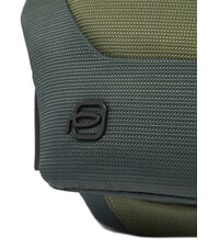 PIQUADRO S140 Sac banane en tissu recyclé VERT - Sacs banane - 3