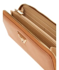 GUESS LAUREL 2 Grand portefeuille zippé cognac léger - Portefeuilles Femme - 2