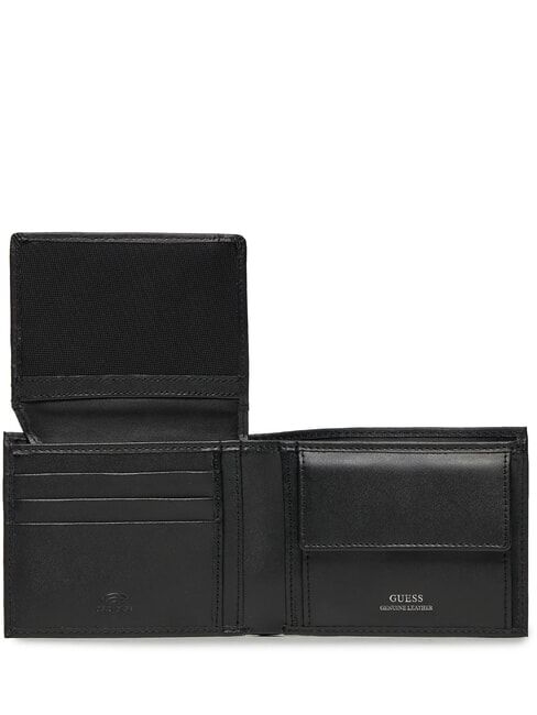 MILANO  Portefeuille en cuir Saffiano NOIR - Portefeuilles Homme