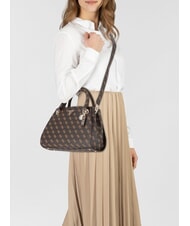 GUESS NOELLE 2 4G Sac à main avec bandoulière marron - Sacs pour Femme - 5