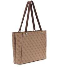 GUESS NOELLE 2  Sac fourre-tout à bandoulière logo latte / marron - Sacs pour Femme - 2