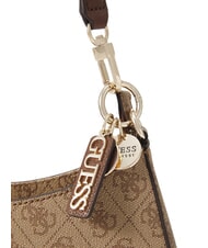 GUESS NOELLE 2  Sac à bandoulière logo latte / marron - Sacs pour Femme - 3