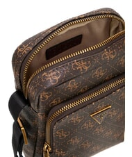 GUESS MILANO Sac d'épaule marron/ocre - Sacs en Bandoulières pour Homme - 4