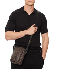 GUESS MILANO Sac d'épaule marron/ocre - Sacs en Bandoulières pour Homme - 5