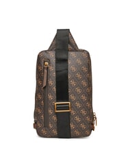 GUESS MILANO 4G Maxi Sac marron/ocre - Sacs en Bandoulières pour Homme - 2