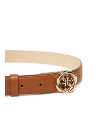 GUESS 4G Ceinture personnalisable sac fourre-tout albury caramel - Ceintures - 2