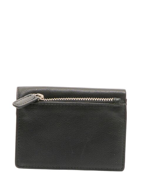 SNAP  Portefeuille en cuir noir/marine - Portefeuilles Homme