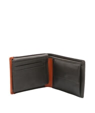 SPALDING SNAP  Portefeuille en cuir avec porte-monnaie marron/orange - Portefeuilles Homme - 3