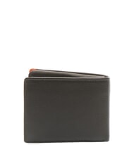 SPALDING SNAP  Portefeuille en cuir pour homme, avec porte-monnaie marron/orange - Portefeuilles Homme - 4