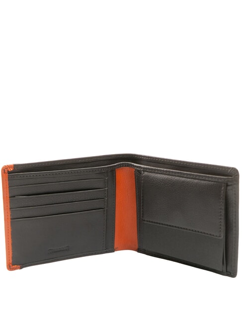 SNAP  Portefeuille en cuir pour homme marron/orange - Portefeuilles Homme