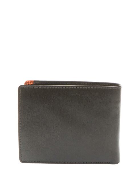 SNAP  Portefeuille en cuir pour homme marron/orange - Portefeuilles Homme