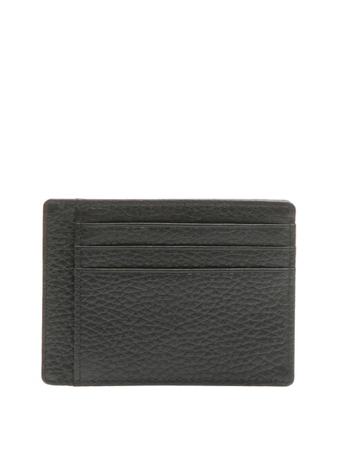 SNAP  Porte-cartes en cuir noir - Portefeuilles Homme