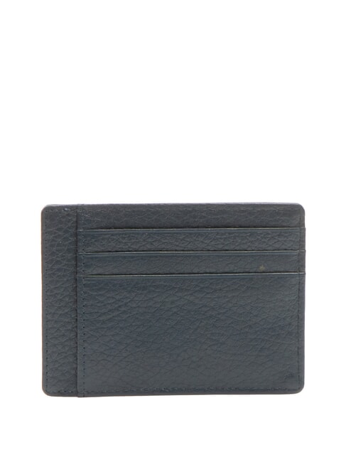 SNAP  Porte-cartes en cuir bleu - Portefeuilles Homme