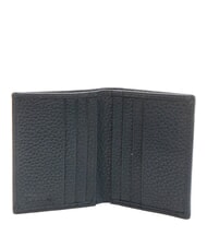 SPALDING SNAP  Portefeuille en cuir martelé bleu - Portefeuilles Homme - 2