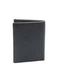 SPALDING SNAP  Portefeuille en cuir martelé bleu - Portefeuilles Homme - 3