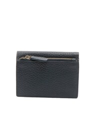 SPALDING SNAP  Portefeuille vertical en cuir martelé bleu - Portefeuilles Homme - 3