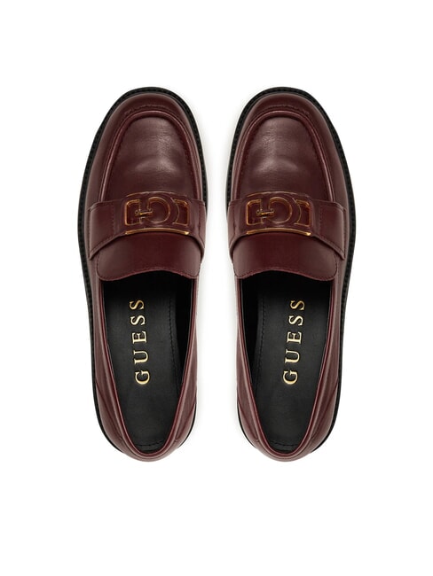 SHUTTLE3 Mocassin en cuir ROUGE - Chaussures Femme