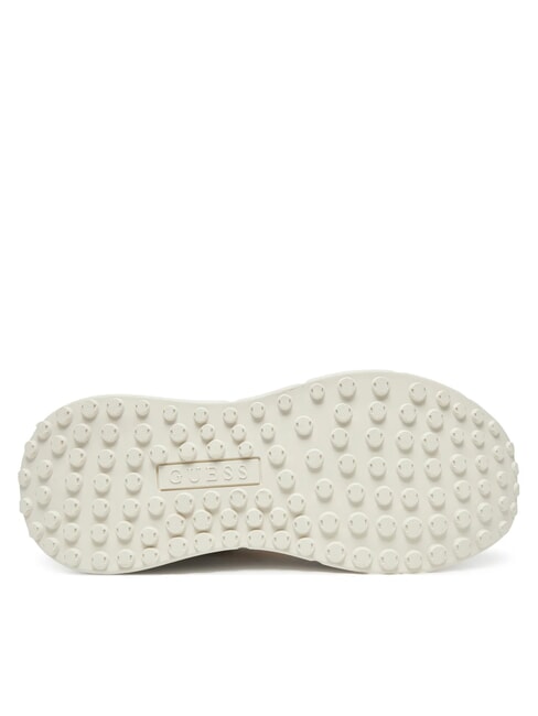 FONZI Baskets de course Blanc / marron - Chaussures Femme