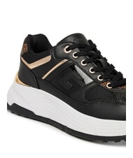 GUESS FONZI Baskets de course NOIR - Chaussures Femme - 5