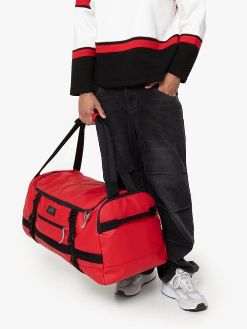DUFFEL PACK M Sac à dos de voyage moyen bâche rouge - Sacs de voyage