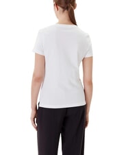 GUESS PEARLS LOVE TRIANGLE T-shirt avec imprimé et applications - T-shirt