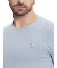 GUESS ORIGINAL T-shirt avec logo nimbe bleu - T-shirt - 3