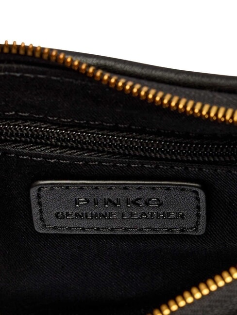 HALF MOON BABY Sac à bandoulière noir-or antique - Sacs pour Femme