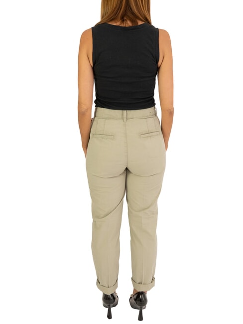 CANDIS Pantalon avec écharpe feuille de sauge - Pantalons pour femmes