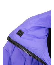 CANADIAN EUGENIE Doudoune courte en satin avec capuche opulence violette - Doudounes femme - 4