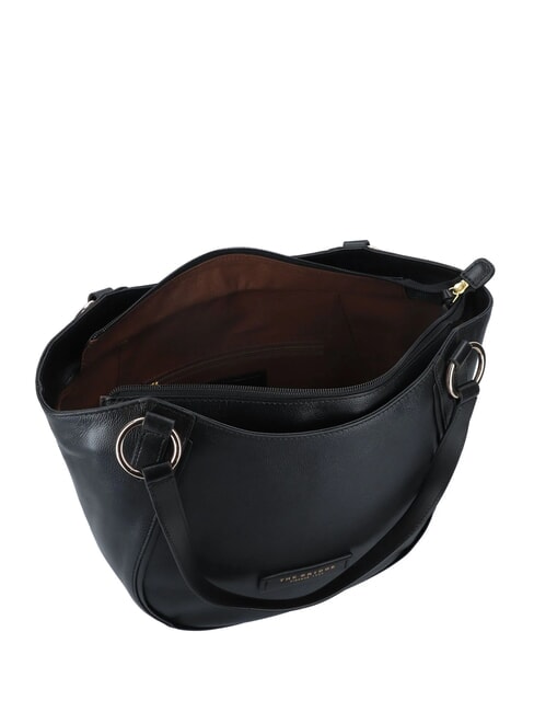 DOMITILLA  Sac de courses en cuir black Gold - Sacs pour Femme