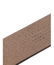 THE BRIDGE BRUNELLESCHI Ceinture en cuir fumée abb nickel - Ceintures - 3