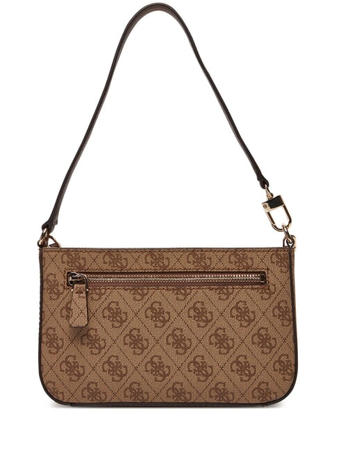 NOELLE 2 Chain Mini sac à bandoulière logo latte / marron - Sacs pour Femme