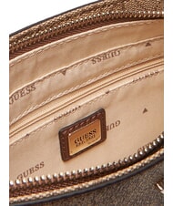 GUESS NOELLE 2 Chain Mini sac à bandoulière logo latte / marron - Sacs pour Femme - 3