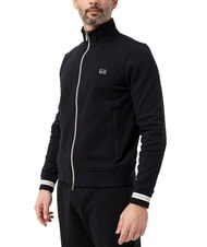 SUN68 HERITAGE Sweat-shirt entièrement zippé noir - Pulls molletonnés - 3