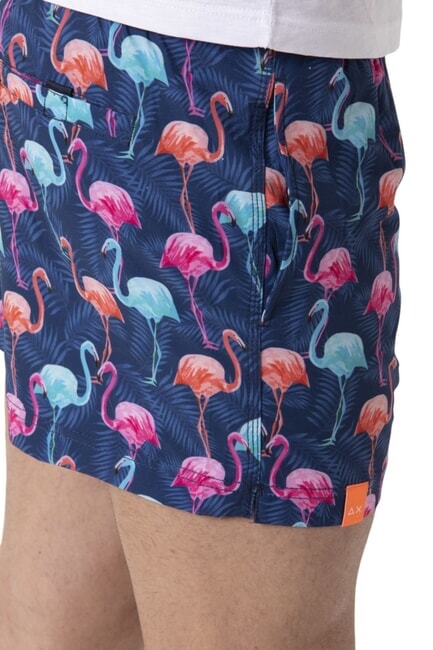 BIG PRINT Costume de plage pour homme bleu marine/bleu clair - Maillots de bain