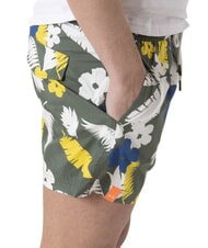 SUN68 CLASSIC PRINT Costume de plage pour homme militaire / jaune - Maillots de bain - 4