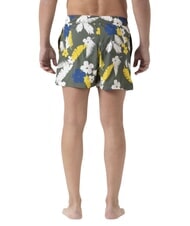 SUN68 CLASSIC PRINT Costume de plage pour homme militaire / jaune - Maillots de bain - 2