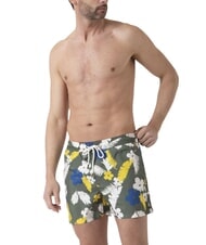 SUN68 CLASSIC PRINT Costume de plage pour homme militaire / jaune - Maillots de bain - 3