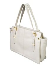 BRACCIALINI GRETA Sac shopping en cuir avec boucles blanc - Sacs pour Femme - 2