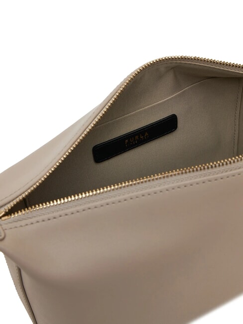 NUVOLA Mini sac porté épaule en cuir vanille - Sacs pour Femme