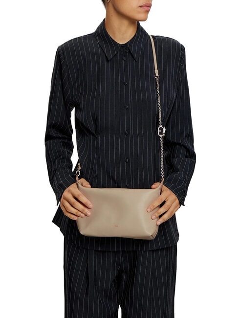 NUVOLA Mini sac porté épaule en cuir vanille - Sacs pour Femme