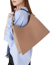 FURLA NUVOLA Sac à bandoulière en cuir désert - Sacs pour Femme - 3