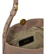 FURLA SFERA SOFT  Sac bandoulière en cuir mauve - Sacs pour Femme - 4
