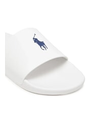 RALPH LAUREN POLO SLIDE Chaussons céramique blanche - Chaussures unisexe - 3