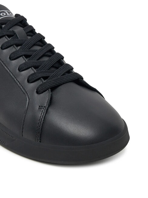 HERITAGE COURT II  Baskets en cuir PP noir/gris doux - Chaussures unisexe
