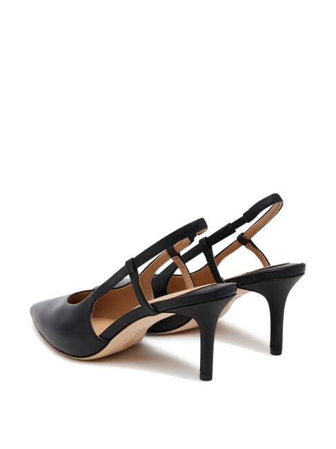 KHLOE  D&eacute;collet&eacute; en cuir NOIR - Chaussures Femme