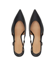 RALPH LAUREN KHLOE  D&eacute;collet&eacute; en cuir NOIR - Chaussures Femme - 5
