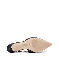 RALPH LAUREN KHLOE  D&eacute;collet&eacute; en cuir NOIR - Chaussures Femme - 6